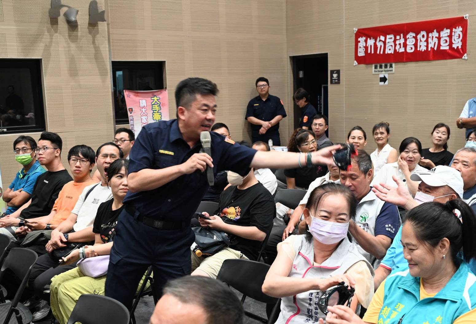蘆竹社區治安會議登場，貼近民眾強化反詐意識