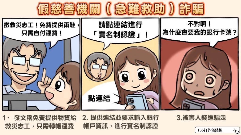 轉送胸章給志工，荷包竟然被掏空！