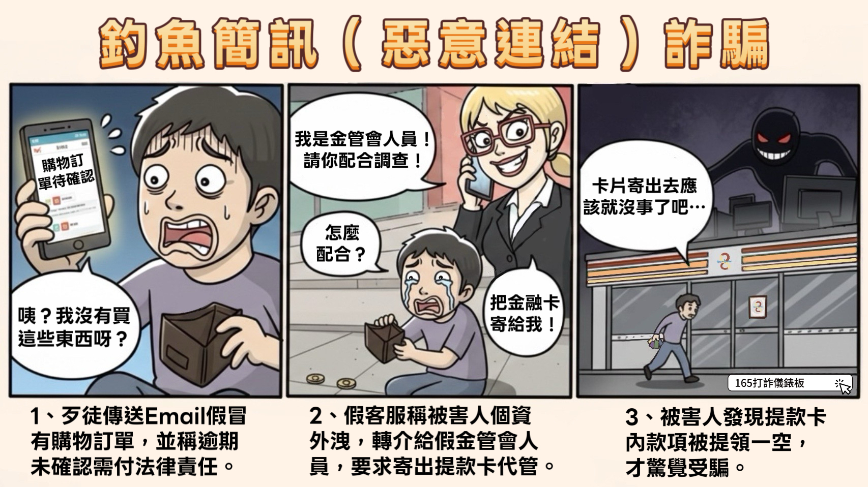 陌生郵件不亂開，詐騙破事就不來!