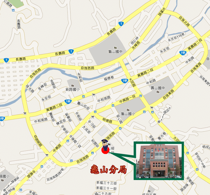 龜山分局位置圖