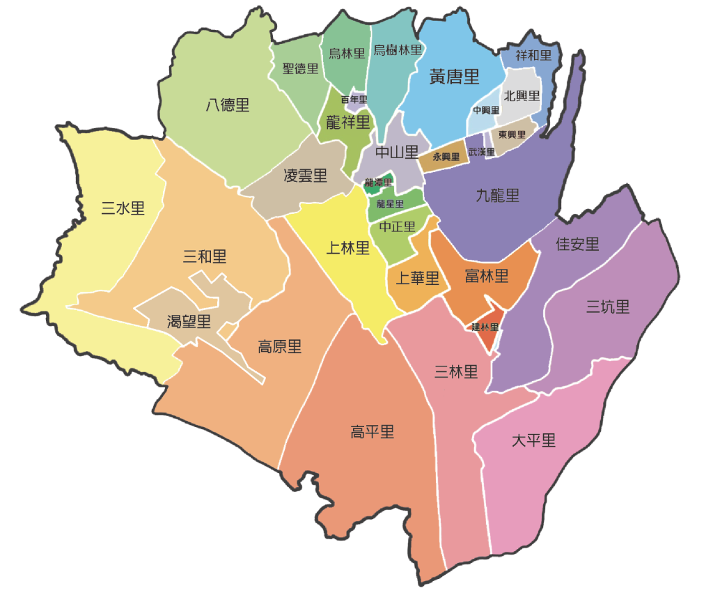 桃園市龍潭區各里
